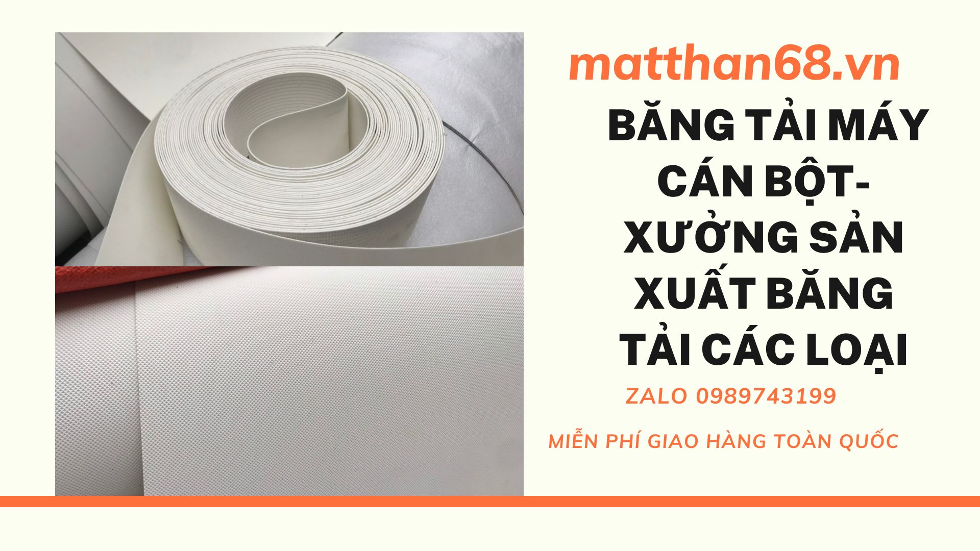 BĂNG TẢI MÁY CÁN BỘT - Giải pháp vận chuyển tối ưu cho sản xuất bột