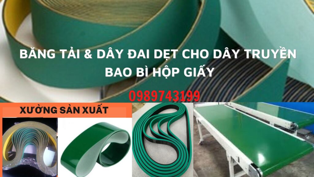 Hướng dẫn chọn băng tải cho dây chuyền in bao bì