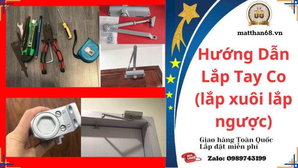 Hướng dẫn lắp đặt tay co thủy lực